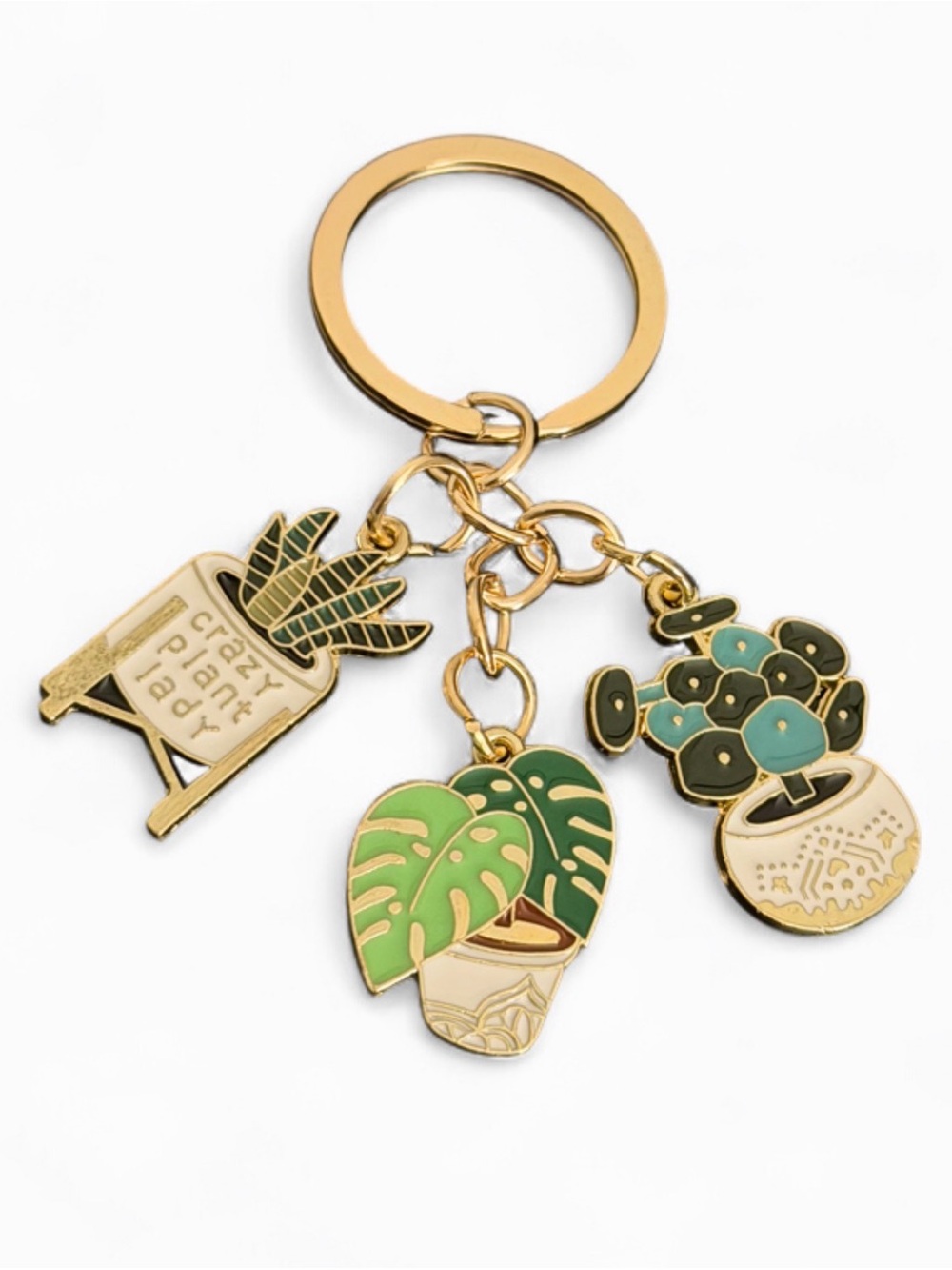 Crazy Plant Lady Keychain - Picture 3 of 3